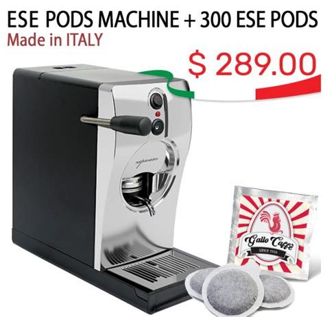 ESE Coffee Machine Silver, Coffee Makers ESE Pods, Espresso Coffee Machine