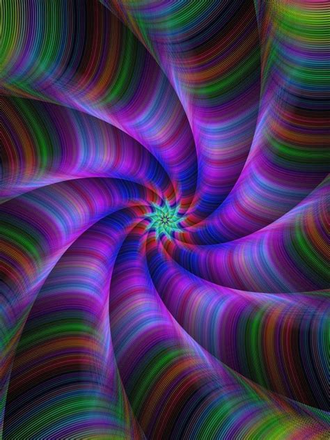 Colorful abstract fractal background design | Fractals, Digital art design, Illusion art