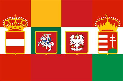 Poland-Lithuanian-Austro-Hungarian Commonwealth Flag : r/vexillology