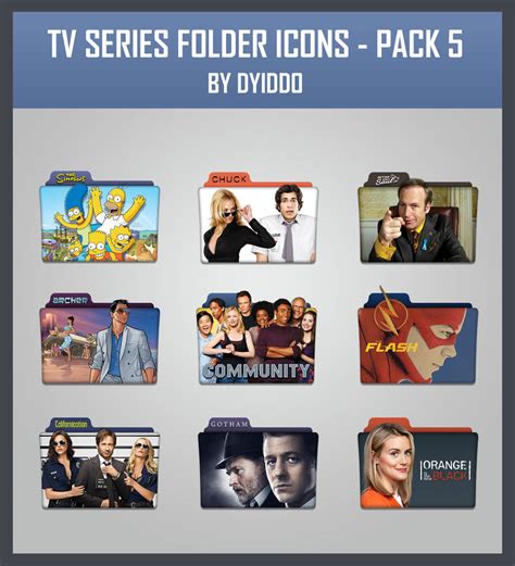 TV Series Folder Icon - Pack 5 by DYIDDO on DeviantArt