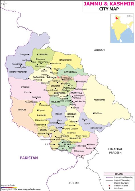 Jammu-And-Kashmir City Map