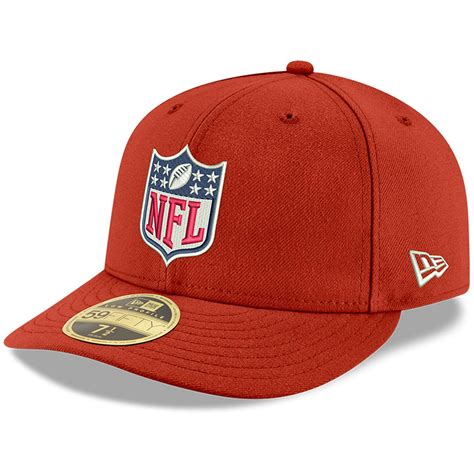 New Era NFL Shield Red Logo Low Crown 59FIFTY Fitted Hat