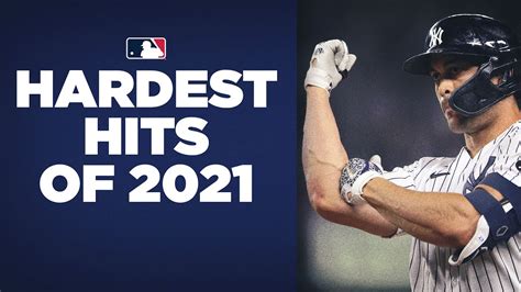 The HARDEST hit baseballs of 2021! (Giancarlo Stanton, Aaron Judge, Shohei Ohtani and more ...