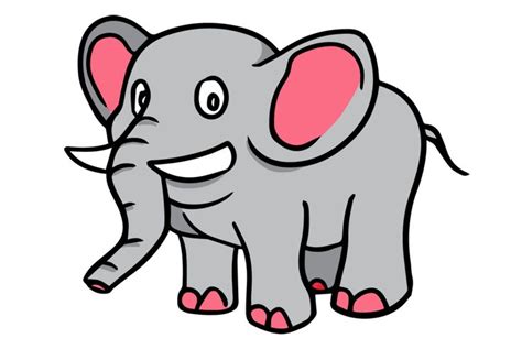 gambar kartun gajah | Gambar Mewarnai | Pinterest