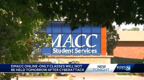 DMACC cancels Tuesday's online courses due to 'unforeseen delays' in network repair - YouTube