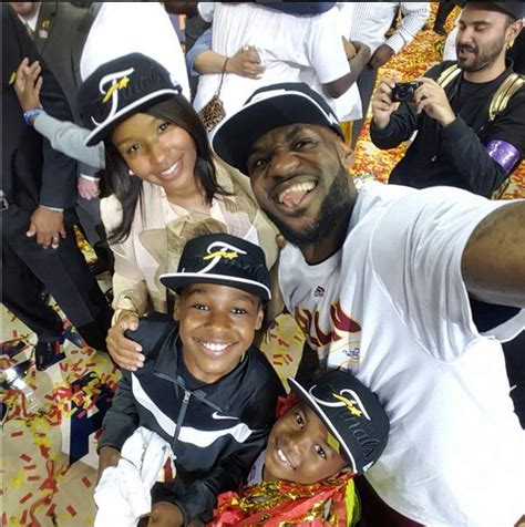 LeBron James & Kids: The Championship Celebration Photos | Heavy.com ...