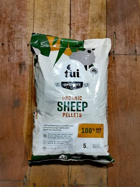 Tui Organic Sheep Pellets 5kg - PlantMail by Garden Central