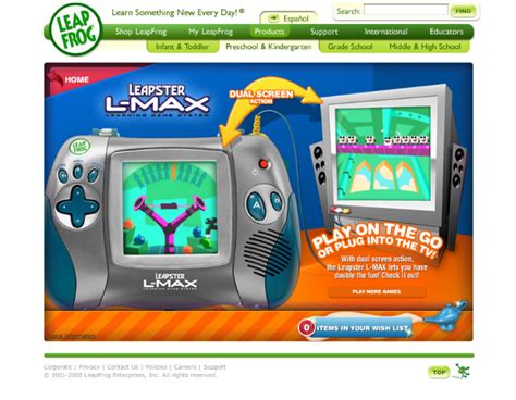 Leapfrog Leapster World - Kevin Hsieh - Product Design Leadership