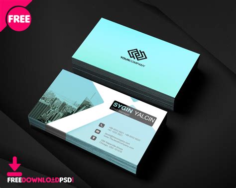 [Free] Office Business Card Template | FreedownloadPSD.com