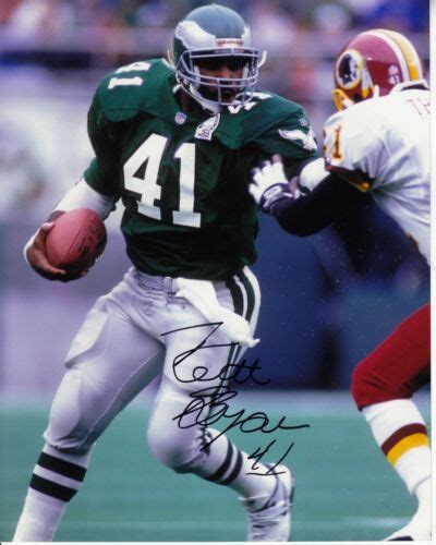 Keith Byars #1 8x10 Signed Photo w/ COA Philadelphia Eagles 031019 | eBay