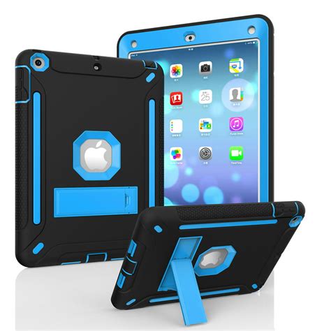 Allytech iPad Air 1st Generation Case Shockproof, Lightweight Silicone Shock Absorbing Kickstand ...