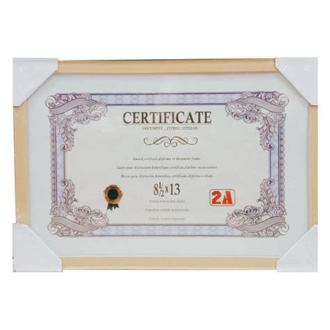 2A Certificate Frame 8 1/2 inches x 13 inches | OfficeWorks.ph