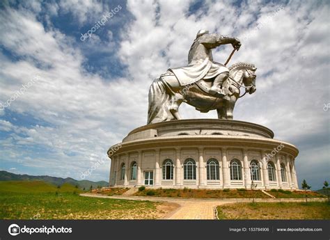 Genghis khan statue complex is a 40-metre tall statue of genghis khan on horseback, at tsonjin ...