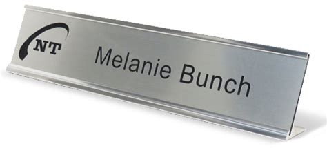 Desk, Door & Wall Nameplate Holders | Name Tag Inc