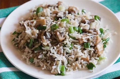 Mushroom Rice » Dassana's Veg Recipes