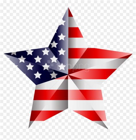 Free Png Download American Star Transparent Clipart - Memorial Day, Png Download - 850x808 ...