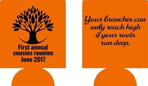 Family reunion koozie roots run deep can coolers | Family reunion ...