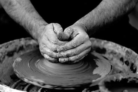 hands-working-clay-making-pottery image - Free stock photo - Public ...