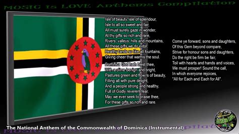 Dominica National Anthem "Isle of Beauty, Isle of Splendour ...