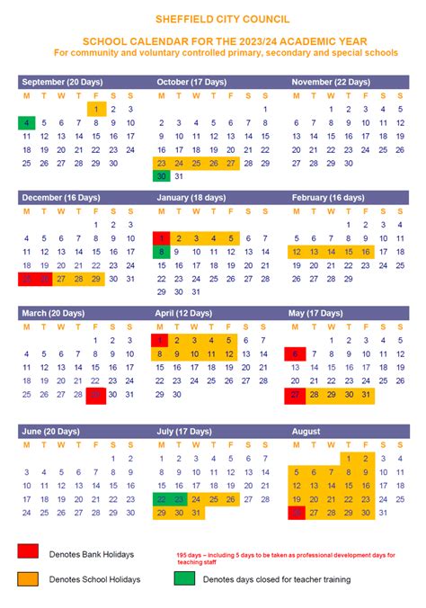 School Calendar | Beck Primary School