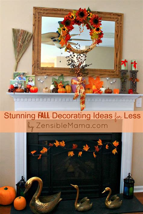 Zensible Mama: 2 Fun and Trendy Fall Decor Themed Ideas For Less