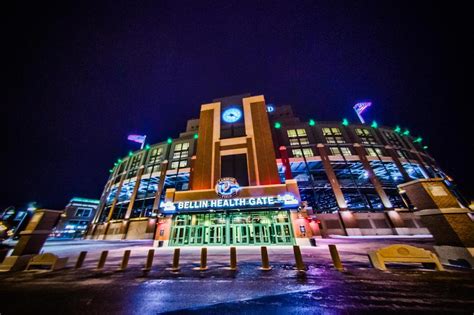 Lambeau Field at Night by Chris Rand on YouPic