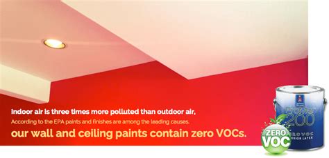 Zero VOC paint