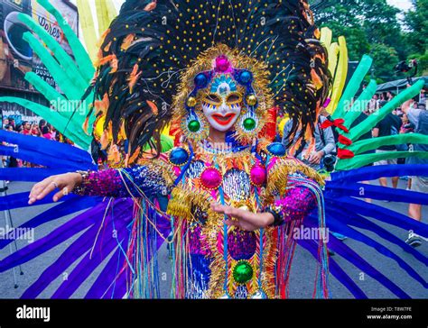 Participant in the Masskara Festival in Bacolod Philippines Stock Photo - Alamy