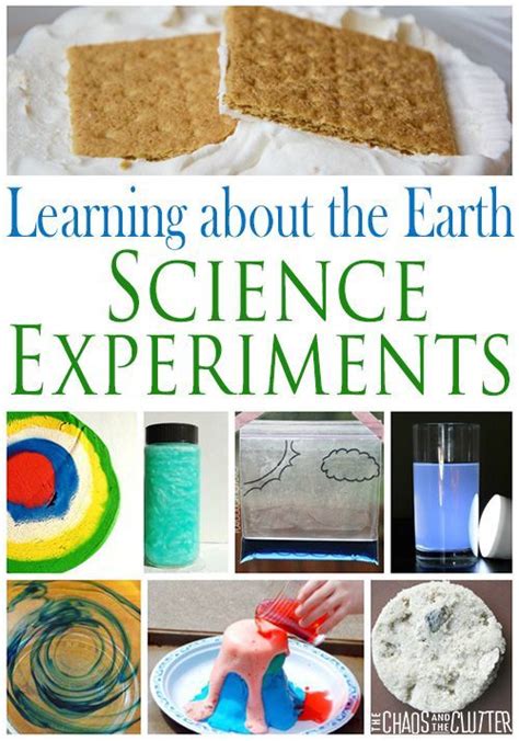 Learning About the Earth Science Experiments | Earth science experiments, Earth science lessons ...