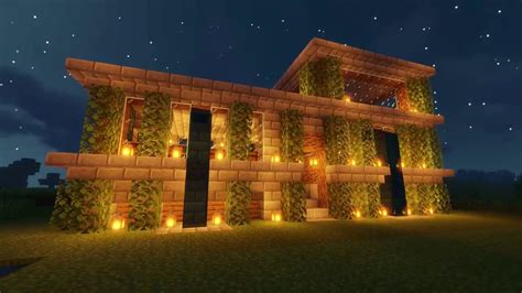 Minecraft: Survival House Tutorial + Interior - YouTube