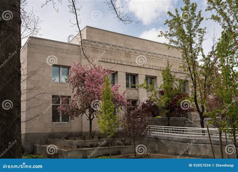 Nevada State Attorney General Office Building Entrance in Carson City ...