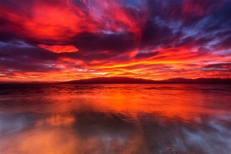 Utah Lake sunset by Christian Peay - Photo 87792925 / 500px | Utah lakes, Lake sunset, Sunset