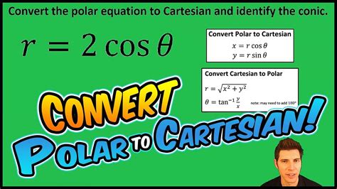 Polar Coordinates- Converting Equations to Cartesian - YouTube