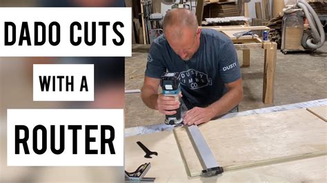 How to do dado cuts with a router - YouTube