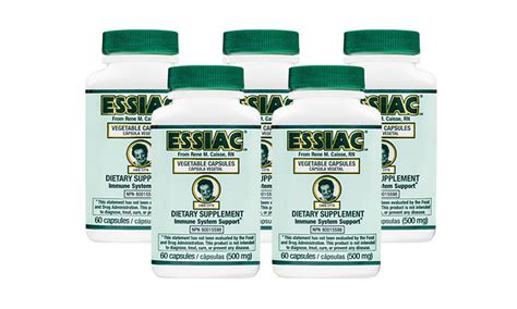 ESSIAC® Capsules 4 week supply (5 Bottles) - Essiac Canada International US