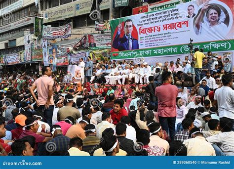 Bangladesh Nationalist Party Protest in Dhaka, Bangladesh Editorial ...