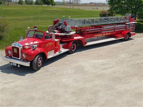 1962 MACK TILLER TRUck | Fire trucks, Mack trucks, Trucks