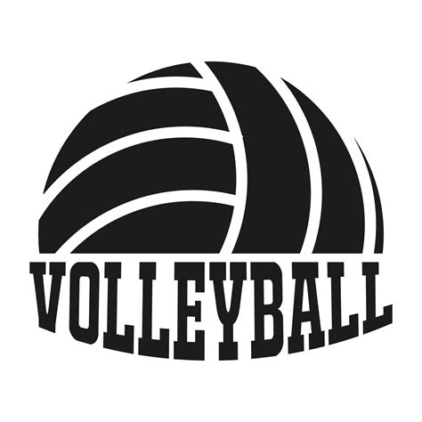 Volleyball silhouette, Volleyball Vector, Volleyball illustration, Sports Vector, Sports ...