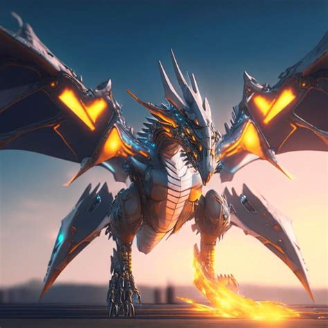 Futuristic dragon by Pickgameru on DeviantArt