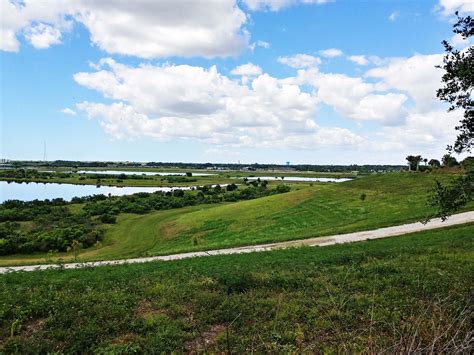 Scenic Lake and grassland at the celery Fields in Sarasota Florida ...