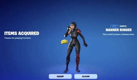 Free Fortnite Banana Phone Emote Redeem Code