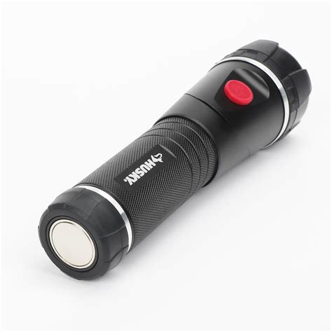 Lot Detail - Husky 400 Lumens LED Swivel Aluminum Flashlight