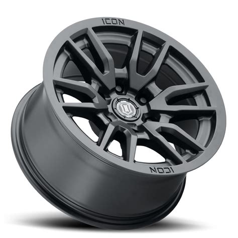 Vector 6 / Satin Black - Icon Alloys - Icon Vehicle Dynamics