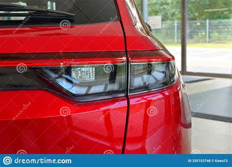 New Model Of Honda E Electric Vehicle Presented In The Car Showroom ...