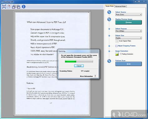 Advanced Scan to PDF Free - Download