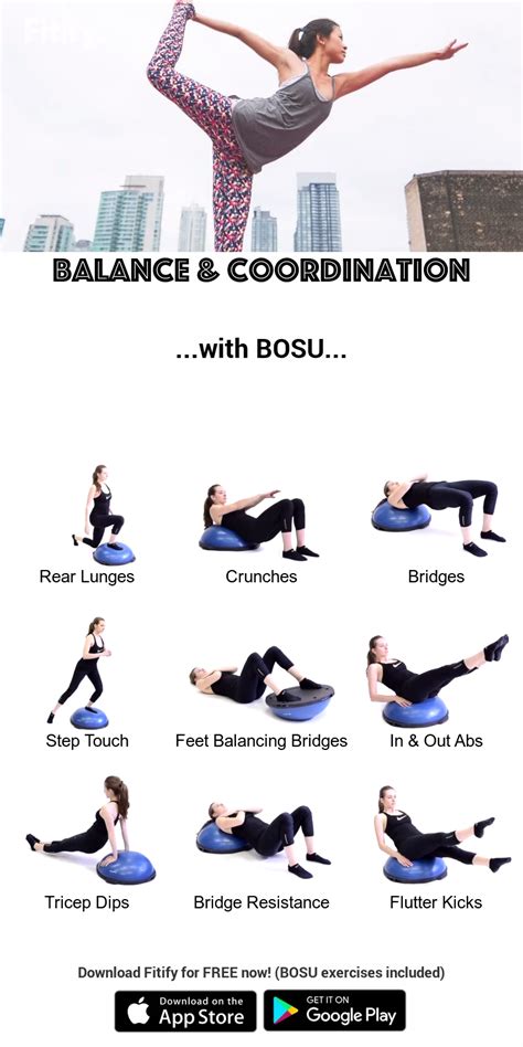 Exercises To Improve Balance And Coordination - Exercise Poster