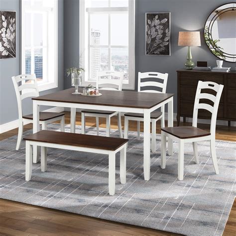 Bench Dining Room Table Set / Amazon Com Dining Sets With Bench : Link to dining room table build.