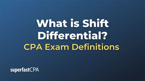 What is Shift Differential?