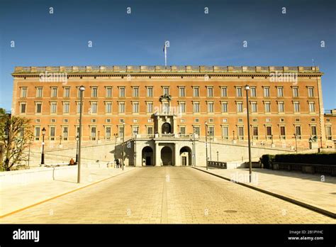 Stockholm, Sweden. Swedish Royal Palace (Stockholms slott) at Gamla ...