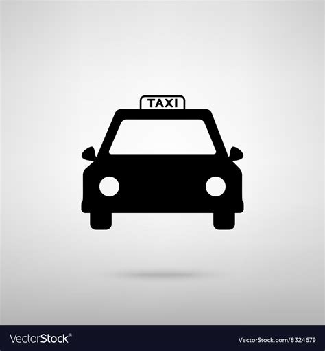 Taxi sign Royalty Free Vector Image - VectorStock